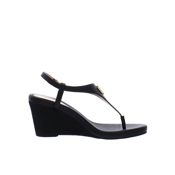 Lauren Ralph Lauren Women Jeannie Wedge Sandals Size 7M - Picture 3 of 6